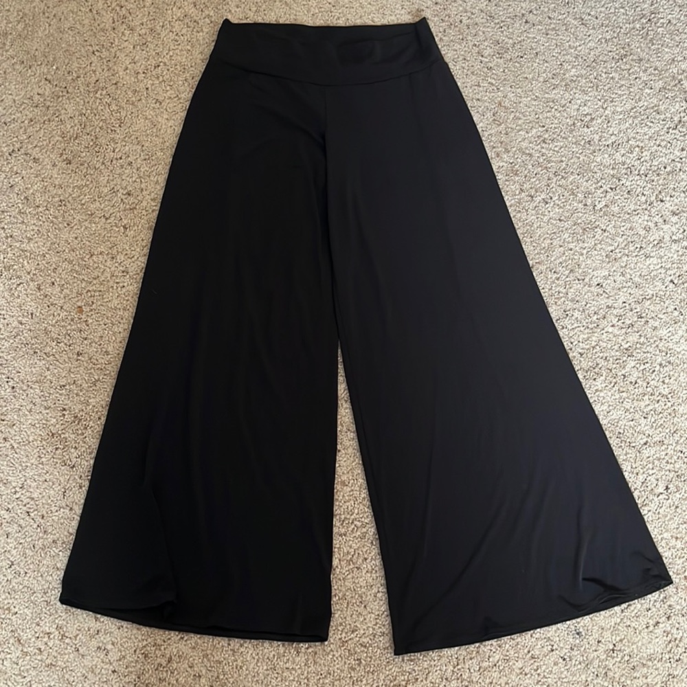 XL Clara Sun Woo Black Palazzo Pant EUC